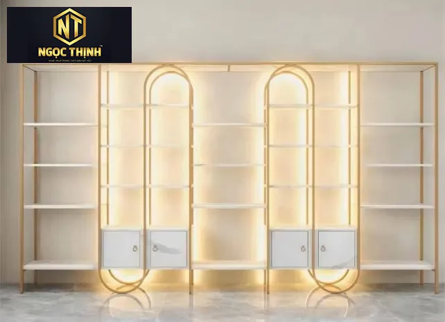 TỦ TRƯNG BÀY SẢN PHẨM // MỸ PHẨM NGỌC THỊNH MẪU 01